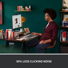  Logitech - Signature M550 L  Souris sans fil pleine taille - Pour mains de grande taille - Graphite-Connectez-vous comme vous le souhaitez : connectez cette souris d'ordinateur sans fil en un instant via le récepteur Bluetooth Low Energy ou Logi Bolt USB.