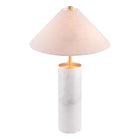 Zuo Ciara Table Lamp - Beige/White-MAX 25W G50 shape E12 socket Light Bulb x2 (Not Included)