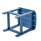 Backyard Lifestyles Side Table with Shelf - Navy Blue-Classic Comfortable Design.