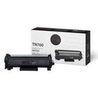 Premium Tone Brother TN760 Compatible Toner - High Yield - Black-Color: Black 
