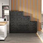 HOMCOM 2-Drawer  Filing Cabinet - Black-Melamine surface is scratch-resistant and incredibly easy to clean
