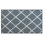 Home Décor Inc - Tapis Bleu Lavable en Nylon - 3' x 5'-Toucher Doux