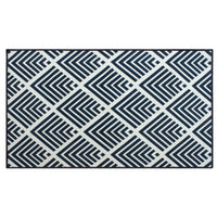 Home Décor Inc - Tapis Bleu Lavable en Nylon - 3' x 5'-Toucher Doux