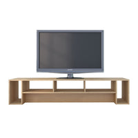 Nexera Rustik 72" TV Stand - Natural Maple-Fits TV screen up to 80-inch