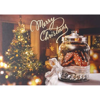 Mill Brook Studio Christmas Greeting Cards/Envelopes - 5-3/8" x 7-3/4" - Christmas Cookie Jar - 18 Pack-Card shop quality greeting cards