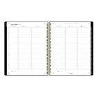 Five Star Academic Style Triangle Weekly/Monthly Planner - 11" x 9" - Black & Gold - Bilingual-Page size: 11" H x 8-1/2" W