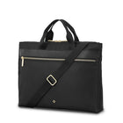 Samsonite 14.1" Mobile Solutions 2 Convertible Slim Briefcase - Black-Padded laptop & tablet pockets for extra security - fits most 14.1" laptops