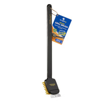 Mr. Bar-B-Q - Brosse de luxe 45 cm avec poils en nylon pour gril-Poils en nylon résistants pour une utilisation sur les grilles froides