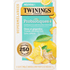 Twinings of London Superblends Probiotic Lemon & Ginger Tea - 18 Pack-Ginger root, lemon flavour naturally fortified, turmeric, cloves, cinnamon, liquorice root, bacillus coagulans (GBI-30, 6086), ginger flavour naturally fortified