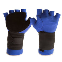 Impacto ER509 Half Finger Impact Glove, Large-Anti-impact and anti-vibration glove
