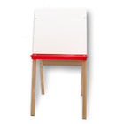 Crestline Adjustable Double Easel - Black-Two sturdy plastic trays hold paint pots and markers.