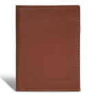 Champs Onyx Leather Vertical Slim Wallet - Brown-Leather Vertical slim wallet in gift box