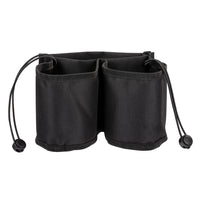 General Supply Goods + Co Travel Double Cup Holder For Luggage - Black-Holds two cups securely for hands-free travel