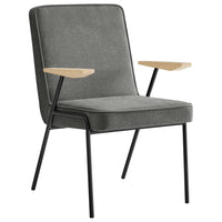 Modway Vista Dining Armchair - Slate-Dining Accent Chair
