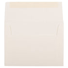 JAM Paper A6 Strathmore Invitation Envelopes - 4.75" x 6.5" - Natural White Laid - 50 Pack (29376I)-Quantity: 50 envelopes per pack