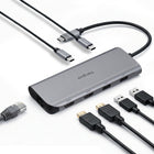 Targus USB-C Dual Model 4K HDMI Multi-port Dock with 140 W Pass thru-Works with Windows, macOS, Android, Chrome OS, and Linux OS