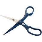 JAM Paper Multi-Purpose Precision Scissors - Stainless Steel - 8" - Navy Blue-Quantity: 1 Pair of Scissors per Pack | Features comfort grip that can be used left- or right-handed