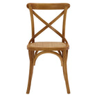 Modway Gear Dining Side Chair - Walnut - 4 Pack-9