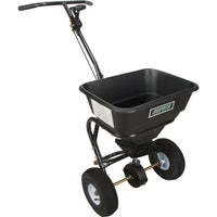 Aurora Tools Broadcast Spreader - 15000 sq ft - 70 lb capacity-Stainless steel hardware in the hopper and pivot shaft