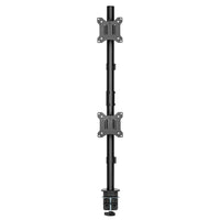 IntekView MS200 Vertical Pole Mount Dual-Screen Monitor Mount -Sturdy steel construction for long-lasting performance