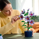 LEGO Botanicals Hibiscus Flower Building Set-Pose the petals - Builders can customize the hibiscus by moving the petals to open the blooms and positioning the leaves