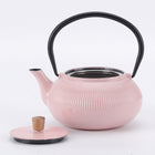 Minimal - Théière en fonte émaillée Minimal - Line Rose - 0,6 L-Distribue la chaleur uniformément, maintient la température plus longtemps