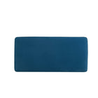 Manhattan Comfort - Abigail banc ottoman moderne du milieu du siècle en velours bleu 42,12 po-Garantie limitée du fabricant de 30 jours