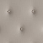 Flash Furniture - Lit plateforme Roxbury très grand touffeté en tissu beige-Pattes rondes soulevées