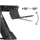 TygerClaw 22"W Gas Spring Sit-Stand Desktop Workstation - Black-Slim and lightweight, durable for long time usage