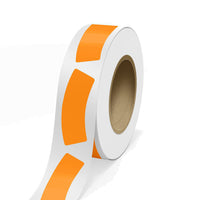 JAM Paper - Rouleaux d'étiquettes standard - en forme de goulot de bouteille - 1 3/16 x 3 1/4 - orange fluo - 125 étiquettes/rouleau-Couleur : Orange fluo | Faites ressortir votre courrier avec des étiquettes d'adresse d'expédition colourées.