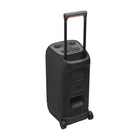 JBL PartyBox Stage 320 - Portable Party Speaker with telescopic handle and sturdy wheels-Want even more roaring Original JBL Pro Sound? Stereo pair two speakers for a wider sound stage. For your biggest events, multiple JBL Auracast-enabled PartyBoxes can be connected wirelessly using Auracast™.