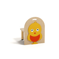 Mitybilt WildWoods Chair - Chicken -Backrest with printed P.E.T. acoustic felt, Chicken