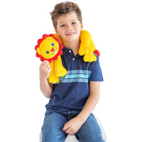 The Calm Caterpillar Rory the Lion Deep Breathing Toy-Rory the Lion, the soft-plush deep breathing tool, enables children to have a sensory experience while they practice breathing