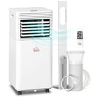 HOMCOM 10,000 BTU Quiet Air Conditioner with Remote Control - White-10,000 BTU cools instantly, suitable for 258-441 sq. ft. 