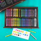 Art 101 - Ensemble d'art multimédia en bois griffonner et dessiner - 136 pièces-Emportez votre ensemble d'art partout avec vous pour colorier, dessiner et créer votre prochain chef-d'œuvre