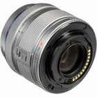 Olympus M.Zuiko Digital 14-42mm f/3.5-5.6 II R Lens - Silver-Rounded 7-Blade Diaphragm