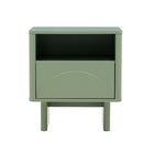 Manhattan Comfort Ella 19.7" Modern Nightstand - Sage Green-Modern Nightstand for Bedroom and Living Room Use