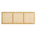 Modway Sandy Wall Mounted Wood and Rattan Queen Size Headboard - Natural Rattan-Fully Assembled