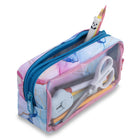 ZIPIT - Étui à crayons Half & Half, trousse scolaire à 2 compartiments pour filles, motif marbre-Rangement spacieux: Mesurant 20 x 6,5 x 10 cm, elle peut facilement contenir jusqu’à cinquante stylos, crayons, marqueurs et plus encore, offrant un espace de rangement pratique dans un format simple et épuré