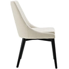 Modway Viscount Fabric Dining Chair - Beige-Dense Foam Padding