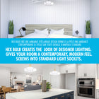 Bell + Howell Socket Burst Six Panel Ceiling Light 144 LED Bulbs - 3000 Lumen -A Hex Bulb is wireless Light that can easily replace by screwing on any standard light socket of the ceiling or ordinary light bulb