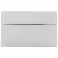 JAM Paper A10 Passport Invitation Envelopes - 6" x 9.5" - Granite Silver Recycled - 50 Pack-Colour: Granite 