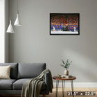 Edmonton Oilers Conference Final Trophy - Framed Canvas - 31" x 22"-Ready to hang - arrives fully assembled