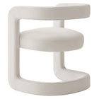 Modway - Winslow Performance Velvet Chaise d’accent en tonneau - Alabaste-Entièrement assemblé