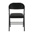 TygerClaw - Chaises d'événement rembourrées confortables avec support en acier renforcé-Le revêtement noir durable est facile à nettoyer après utilisation