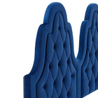 Modway Alexandria Tufted Performance Velvet Twin Platform Bed - Navy-Weight Capacity: 800 lb