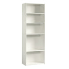 Sauder Beginnings 5-Shelf Bookcase, Soft White-Beginnings: Good-looking furniture at a great value is just the beginning.  With fresh concepts and exacting detail available in several popular finishes, Beginnings® by Sauder is perfect for new businesses, young professionals, kids, basements - let's just say there's no end to the possibilities.