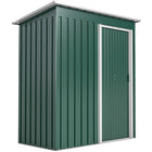 Outsunny - Abri de jardin extérieur 5 pi x 3 pi avec porte coulissante et toit en pente-Simplicité polyvalente dans la conception  
