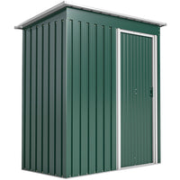 Outsunny - Abri de jardin extérieur 5 pi x 3 pi avec porte coulissante et toit en pente-Simplicité polyvalente dans la conception  
