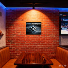 Utah Mammoth Stretched Logo - Framed Canvas - 20" x 16"-Finished size: 20x16